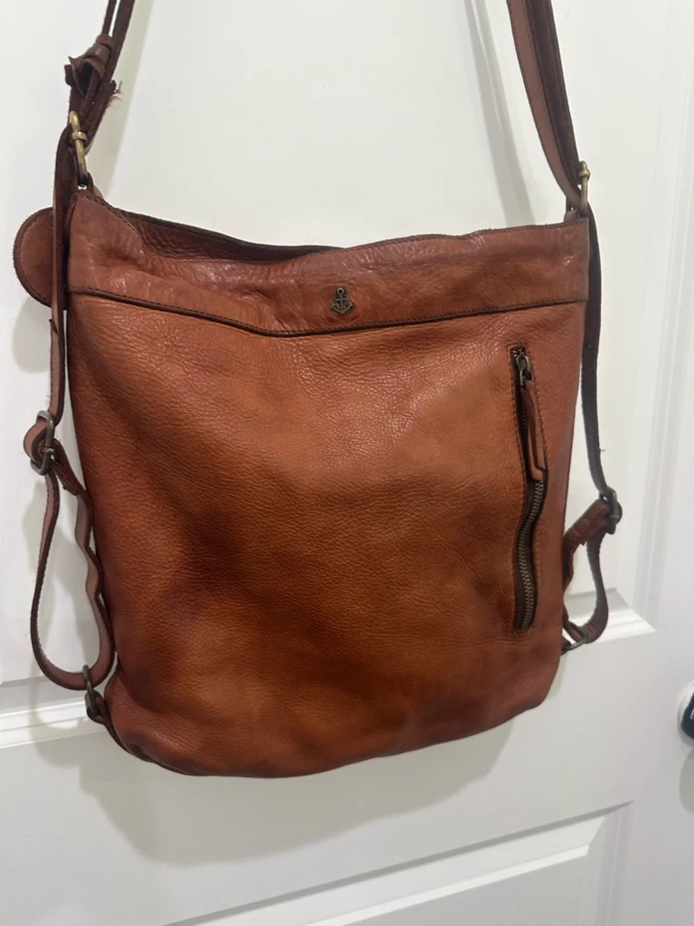 HARBOUR 2nd Cognac Leather Crossbody Bag
